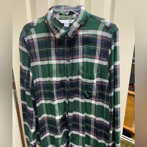 Old Navy long sleeve large plaid shirt XL